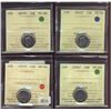 Image 1 : 2002P 10¢, 2003P, 2004P & 2005P ICCS MS66.  Lot of 4 coins.