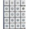 Image 1 : 1962 10¢ Roll+;  includes 100 pieces all in 2x2's.  MS63 to MS65 for grades.    A nice lot that shou