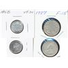 Image 1 : 1927 25¢ & 1858 10¢ both F/VF for grades.