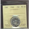 Image 1 : 1946 25¢ ICCS MS64.  Sharp full white.