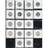 Image 1 : 1953 25¢ NSF, 1953 SF(2), 1956(2), 1966(7) MS62 to MS64 & 1955, 1956, 1966 PL issues along with 2 ci