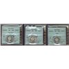 Image 1 : 1963 25¢, 1967 & 1968 Silv CCCS MS65.  Lot of 3 coins with 2 Cameo deisgnated.