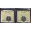 Image 1 : 1972 25¢ & 1973 ICCS MS66.  Lot of 2 coins.