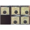 Image 1 : 1997 25¢(2), 1998, & 1998W ICCS MS67.  Lot of 5 coins.
