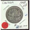 Image 1 : 1948 50¢ VF with light remaining lustre.