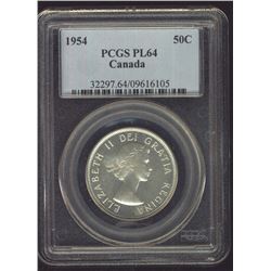 1954 50¢ PCGS PL64.