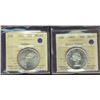 Image 1 : 1963 50¢ Heavy Cameo & 1965 Cameo both ICCS MS65.  Lot of 2 coins.