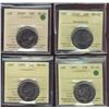 Image 1 : 2002P 50¢ Ascension, 2006P, 2007 & 2008 ICCS MS66.  Lot of 4 coins.