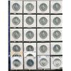 Image 1 : 1967 50¢ BU Partial Roll Lot;  includes 20 pieces all in 2x2's full white MS60 to MS63.  A nice lot 