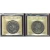 Image 1 : 1936 $1 EF, 1946 AU & 1.  Lot of 2 coins both with issues.