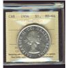 Image 1 : 1954 $1 ICCS MS64.