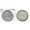 Image 1 : 1955 $1 Arn W/DB & 1995 Arn No DB. Lot of 2 coins EF for grades.