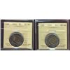 Image 1 : 1999 $2 Nunavut & 2002 ICCS MS66.  Lot of 2 coins.