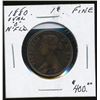 Image 1 : Nfld 1880 1¢ Oval 0, Fine