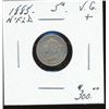 Image 1 : Nfld 1885 5¢ VG+.