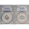 Image 1 : Nfld 1944c 5¢ MS63 & 1945c MS64.  Lot of 2 PCGS graded coins.