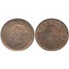 Image 1 : 1891 SDLL Obv. 2,  1¢ ICCS MS64 Red.  Extremely rare variety in near Gem condition.  The obverse has