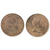 Image 1 : 1910 1¢ ICCS MS65 RED. 100% Gold-red. Very sharp.