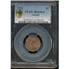 Image 1 : 1931 1¢ PCGS MS63RB.