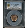 Image 1 : 1947 1¢ ML PCGS SP65RD.  Full red.  Scarce this nice.