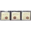 Image 1 : 1965 1¢ LgBds Ptd ICCS MS63RD to 64RD.  Lot of 3 coins.