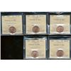 Image 1 : 1985 1¢ Ptd 5 ICCS MS63.  Lot of 5 pcs.