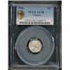 1906 5¢ PCGS AU58.   Hint of gold tint.