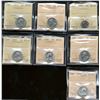 1912 5¢, 1922, 1923, 1927, 1928, 1930 & 1935 all ICCS AU55.  Lot of 7 coins.