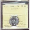 Image 1 : 1944 5¢ ICCS MS66.