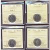Image 1 : 1975 5¢, 1977 High, 1978 & 1979 ICCS MS65.  Lot of 4 coins.