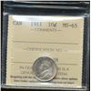 1911 10¢ ICCS MS65.   Gem green tones over strong lustre.