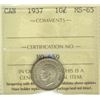 1937 10¢ ICCS MS65.