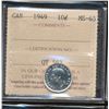 Image 1 : 1949 10¢ ICCS MS65.  Full white issue.