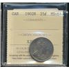 Image 1 : 1902H 25¢ ICCS MS64.  Deep gold and brown tones.