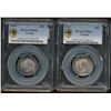 Image 1 : 1937 25¢ & 1946 PCGS MS64.  Lot of 2 coins.