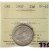 Image 1 : 1937 25¢ ICCS MS65.