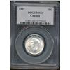 1937 25¢ PCGS MS65.  Lustrous with gem green rim tints.