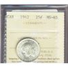 Image 1 : 1942 25¢ ICCS MS65.  Strong lustre full white issue.