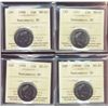 Image 1 : 1997 25¢ 1998, 1998W & 1999 ICCS MS67NBU.  Lot of 4 coins.