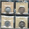 Image 1 : 1940 50¢, 1944 Fr, 1953 LD SF & 1982 SmBds T2 ICCS MS64.  Lot of 4 coins.