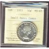Image 1 : 1953 50¢ SD ICCS MS65 Cameo.  Crisp white issue.