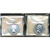Image 1 : 1957 50¢ ICCS PL66 Cameo (light cameo would be more precise) & 1959 PL66 Heavy Cameo.
