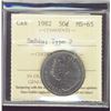 Image 1 : 1982 50¢ SmBds Type 2 ICCS MS65.