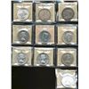 1935 $1, 1936, 1937, 1939, 1952, 1953 NSF, 1955, 1957, 1957 1WL & 1965 T5 ICCS MS63.  Lot of 10 coin