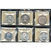 1935 $1 1953 SF, 1958, 1965 Lg Blt, 1967 & 1968 DHL#1 ICCS MS65.  Lot of 6 coins.
