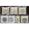 Image 1 : 1935 $1, 1936, 1938, 1951 all AU58, 1955 Arnp AU55 all ICCS graded along with 1949 & 1958 both UNC i