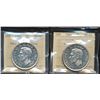Image 1 : 1946 $1 Dbl HP & SWL Rotated dies both ICCS MS60.  Lot of 2 coins.