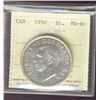 Image 1 : 1950 $1 ICCS MS66.