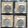 Image 1 : 1950 $1, SWL & Arnp all ICCS MS63 along with 1950 $1 ICCS MS64.  Lot of 4 coins