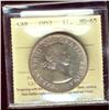 Image 1 : 1953 $1 SF ICCS MS65.  Light toning.